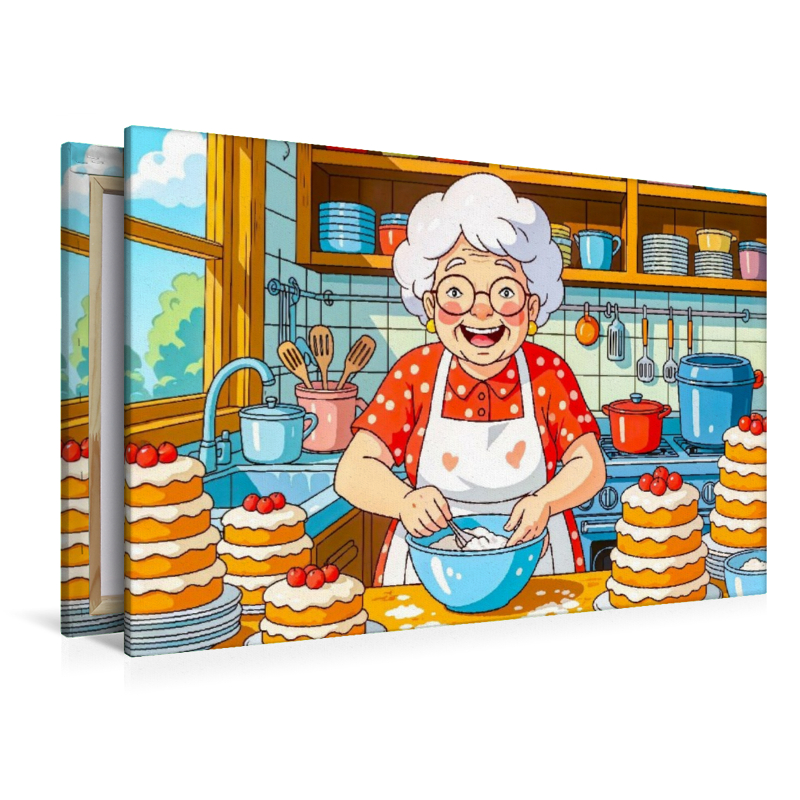 Oma backt Kuchen Küchentraum