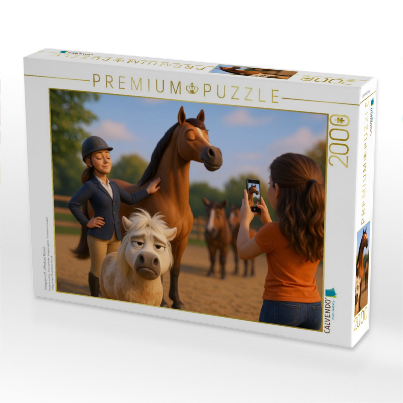 Instagram ruft - Pferd und Reiterin