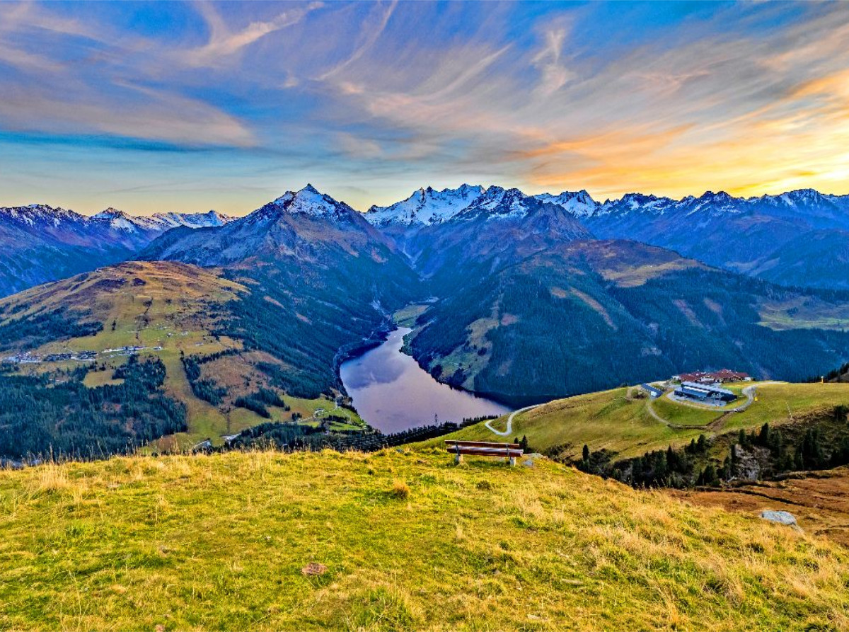 Abendstimmung über den Durlaßboden Stausee