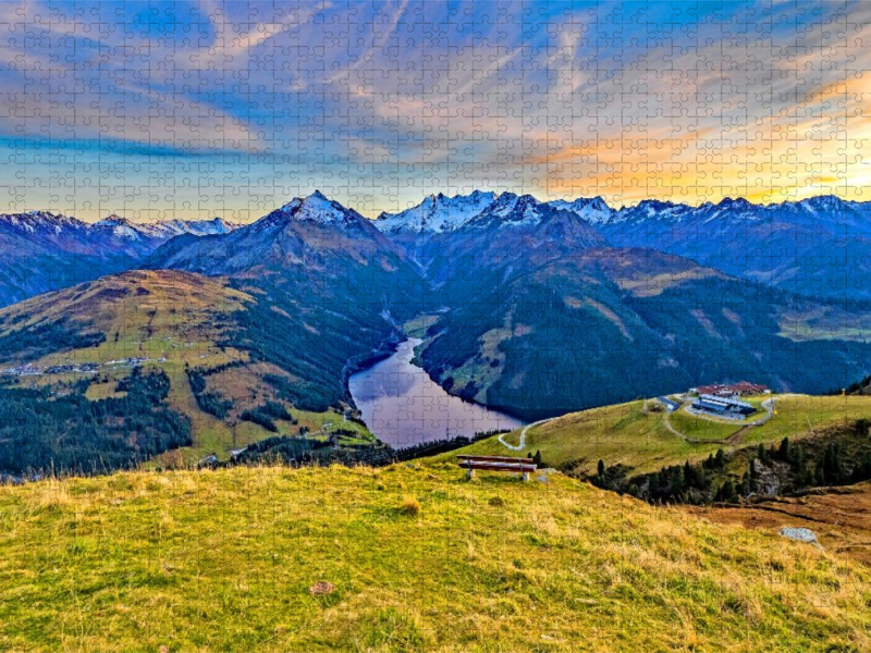 Abendstimmung über den Durlaßboden Stausee