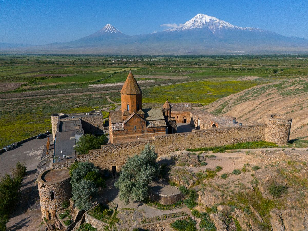 Kloster Chor Virap mit Ararat