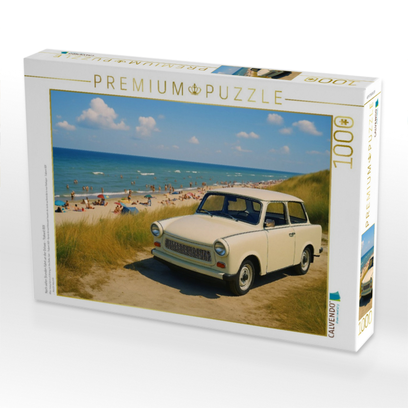 Nach vielen Stunden Fahrt an der Ostsee - Trabant 601