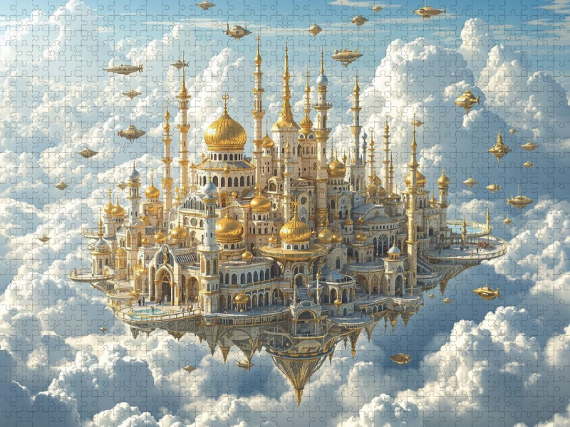 Die goldene Stadt im Himmel