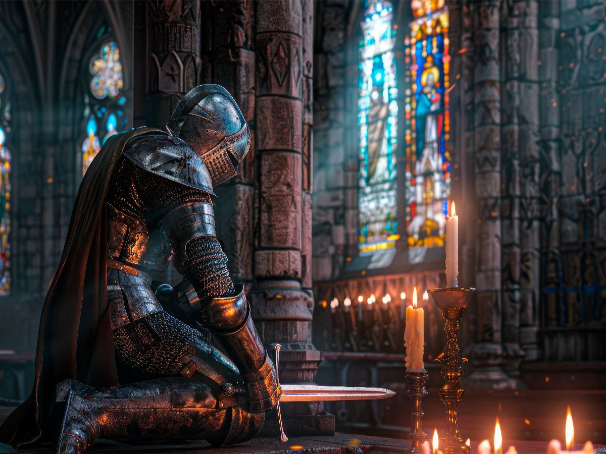 Ewiger Schwur im Licht der Kathedrale
