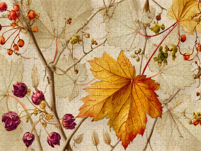 Ahornblätter, Farben des Herbstes