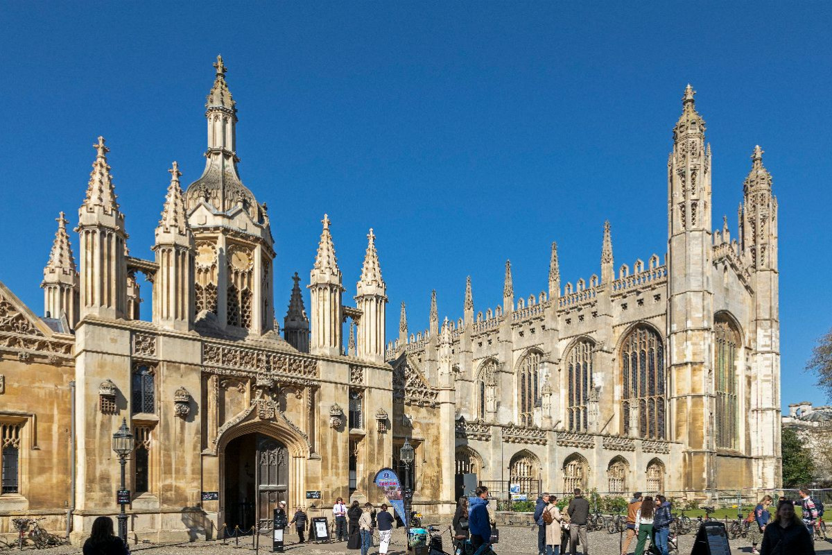 Torhaus und Kirche, Kings's College, Cambridge