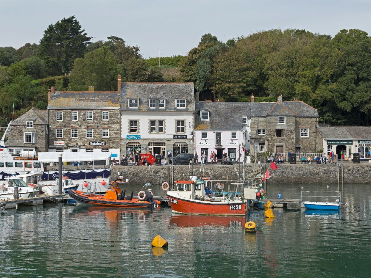Fischerboote im Hafen von Padstow