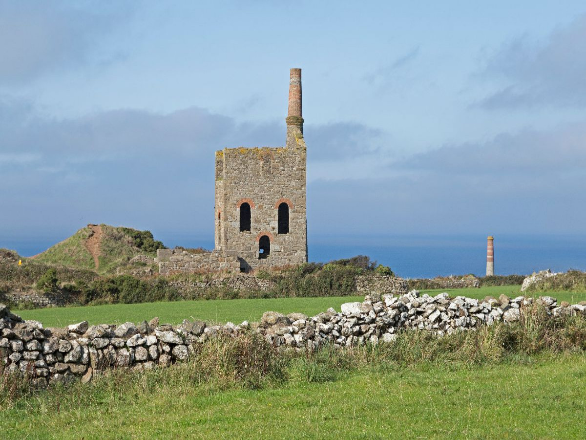 Überreste der Levant Zinnmine, Trewellard
