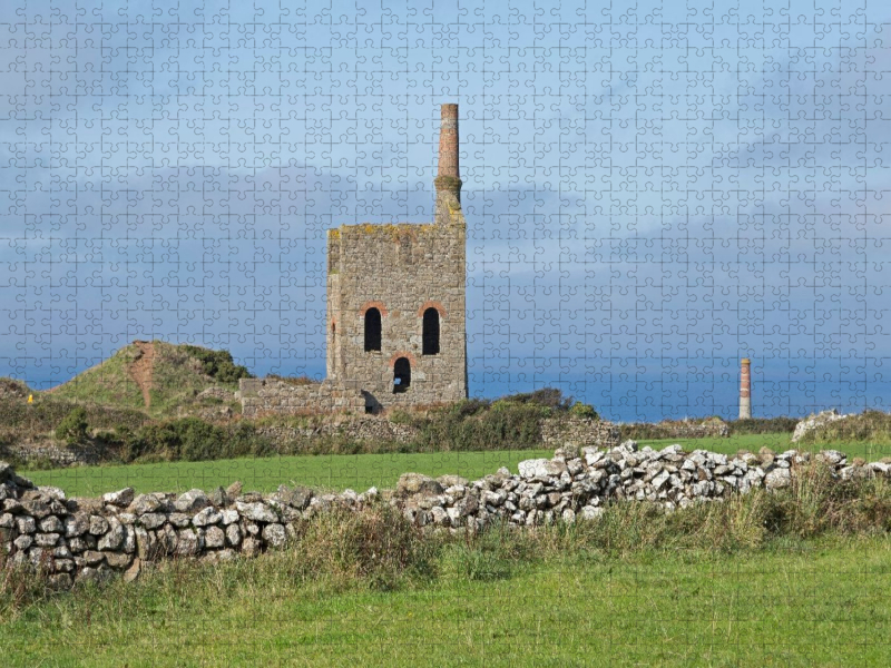 Überreste der Levant Zinnmine, Trewellard