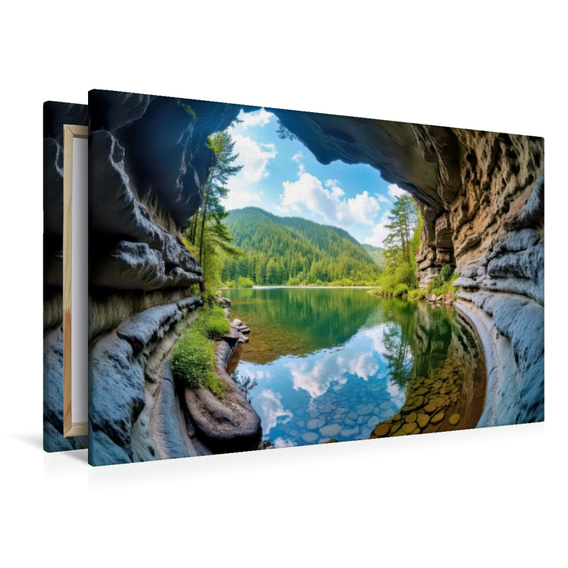 Wälder in voller Rundung, Natur trifft Technik.