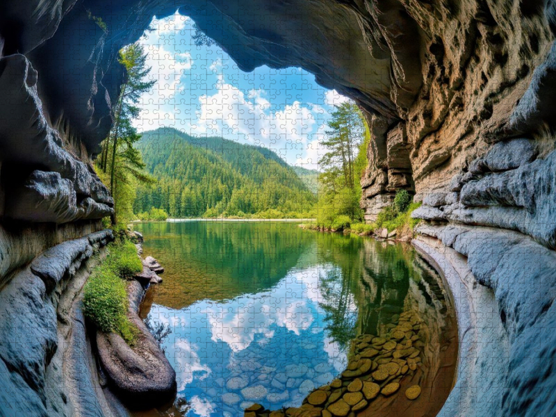 Wälder in voller Rundung, Natur trifft Technik.