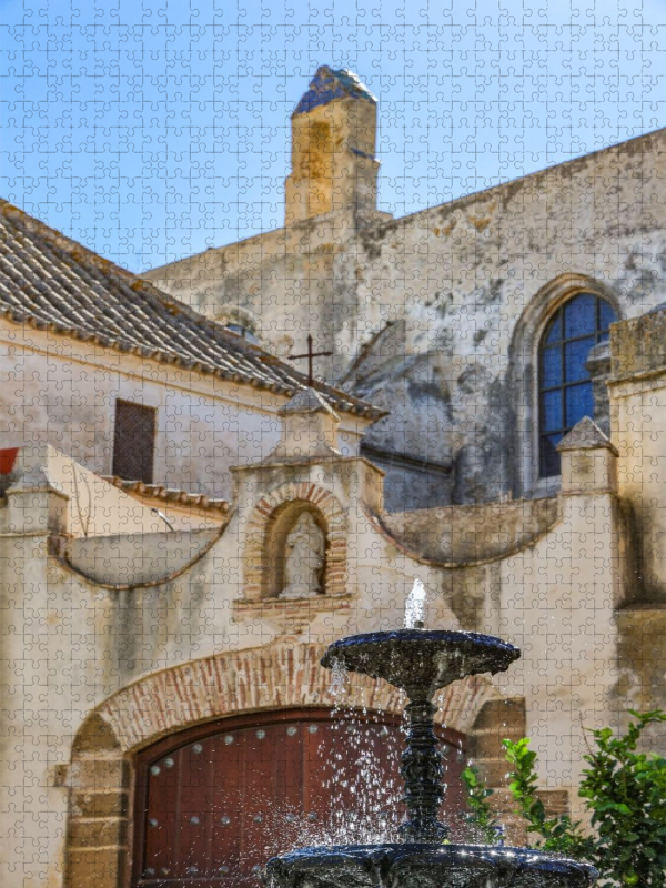 Rota, Kirche mit Springbrunnen