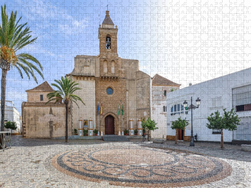 Kirche in der Stadt Rota, Spanien