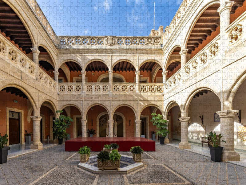 Kastell in der Stadt Rota, Spanien
