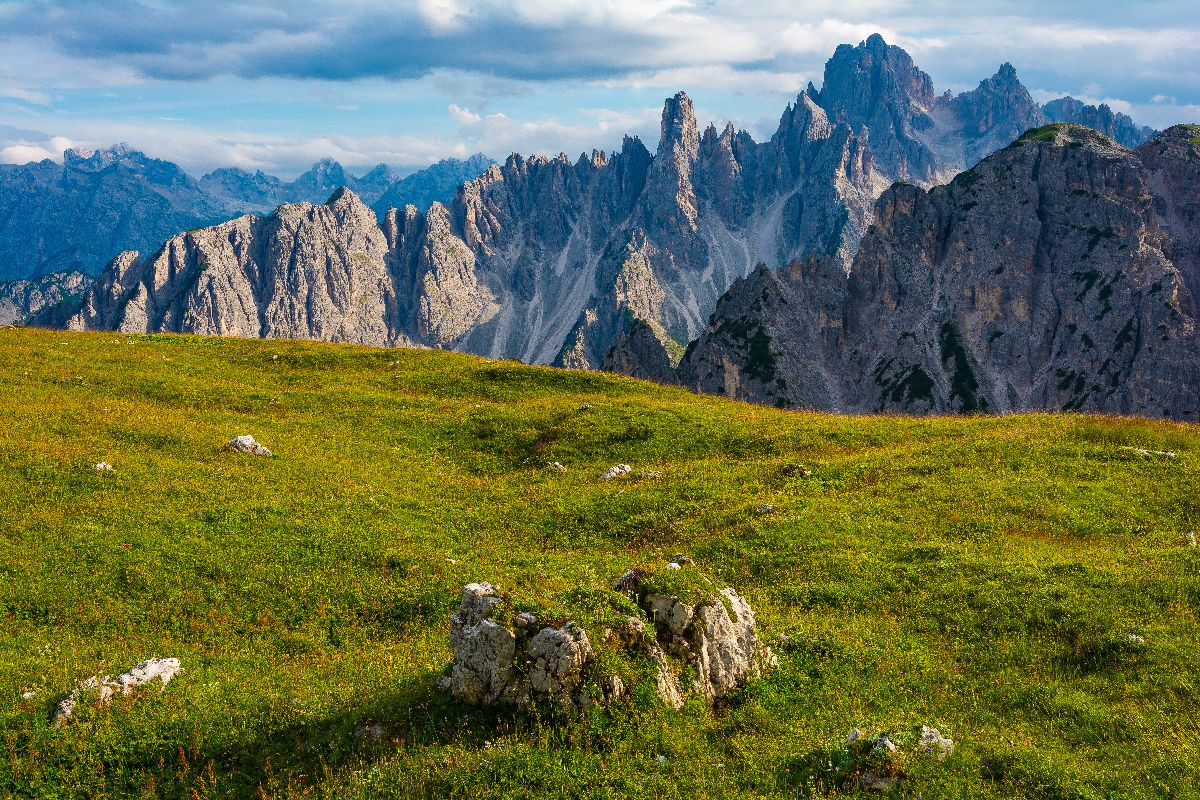 Cadini-Gruppe im Sommer