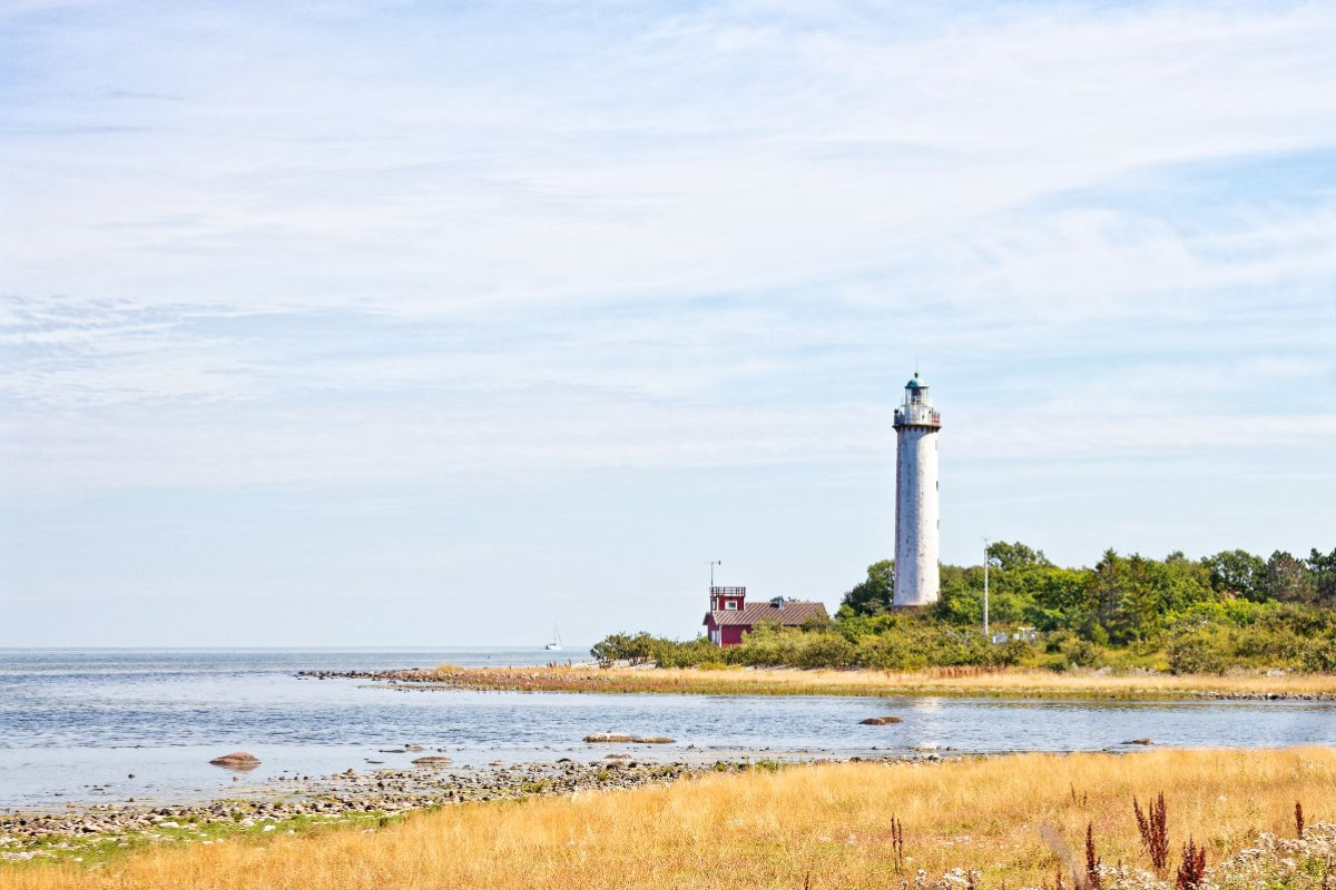 Leuchtturm „Långe Erik“ auf der schwedischen Insel Öland