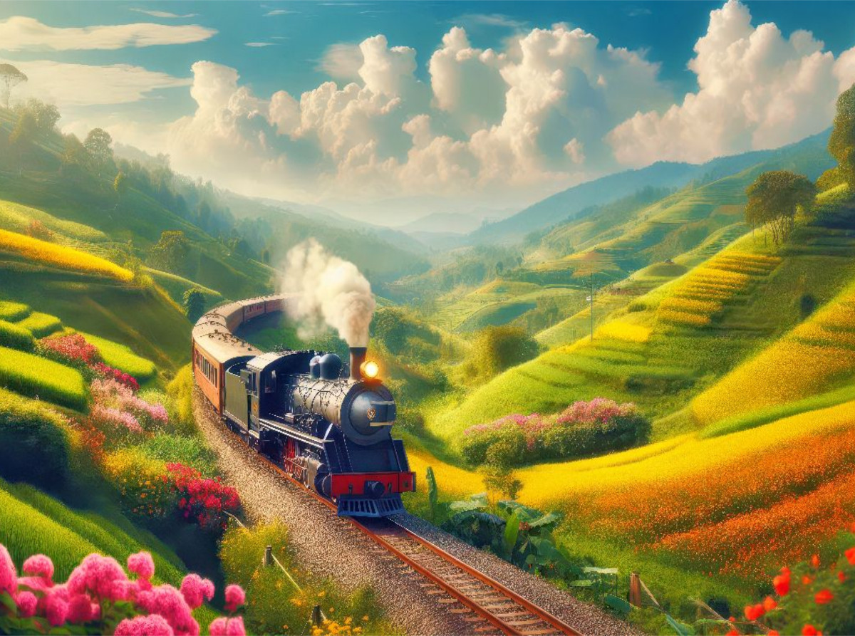 Mit Volldampf durch Eisenbahn Geschichte.