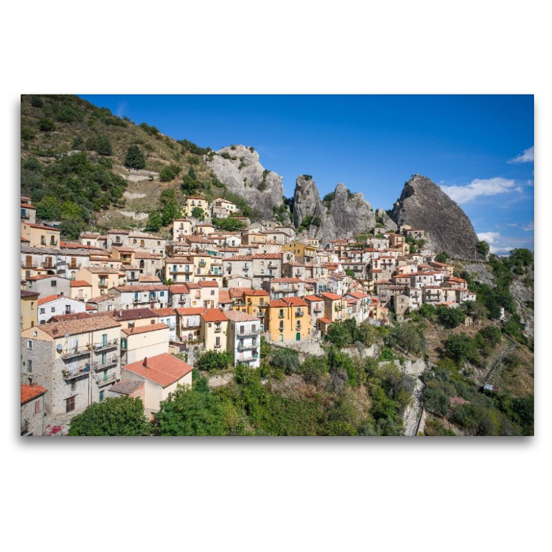 Castelmezzano in der Region Basilikata in Süditalien