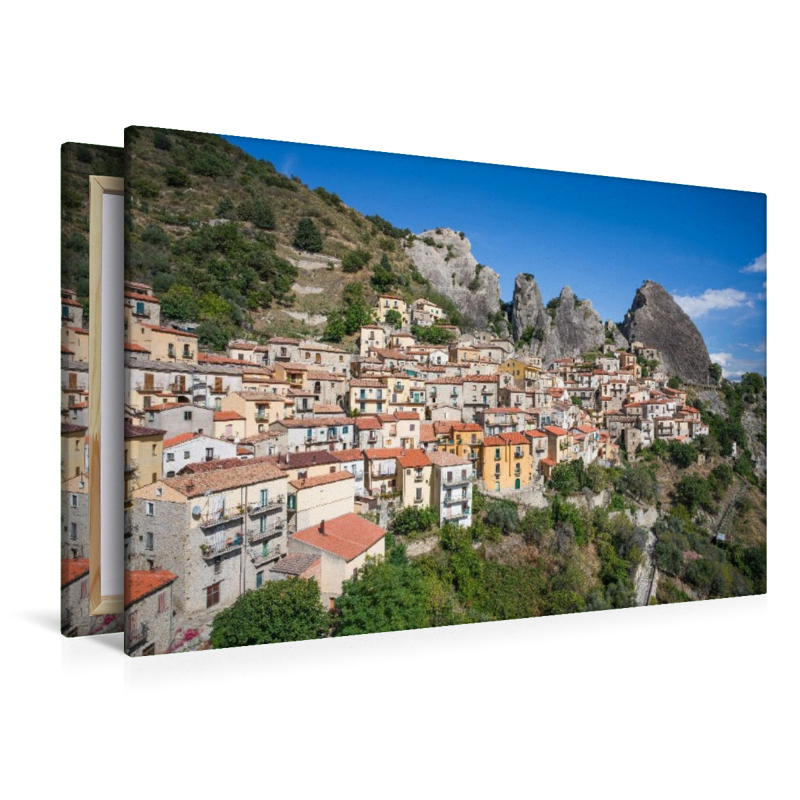 Castelmezzano in der Region Basilikata in Süditalien