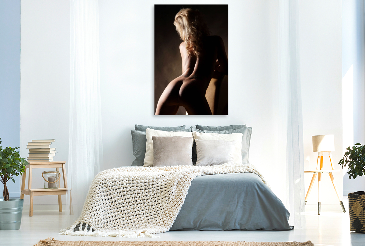 Blonder Hüftschwung