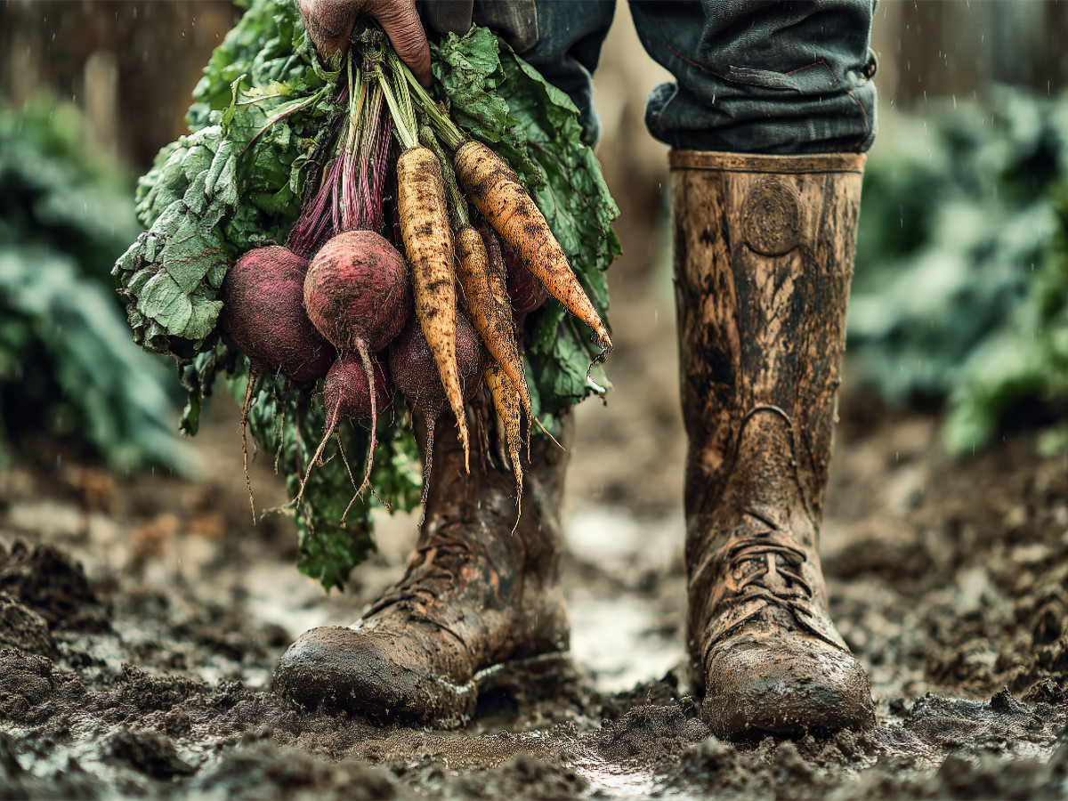 Bauer - Hände in der Erde, Hoffnung in der Ernte