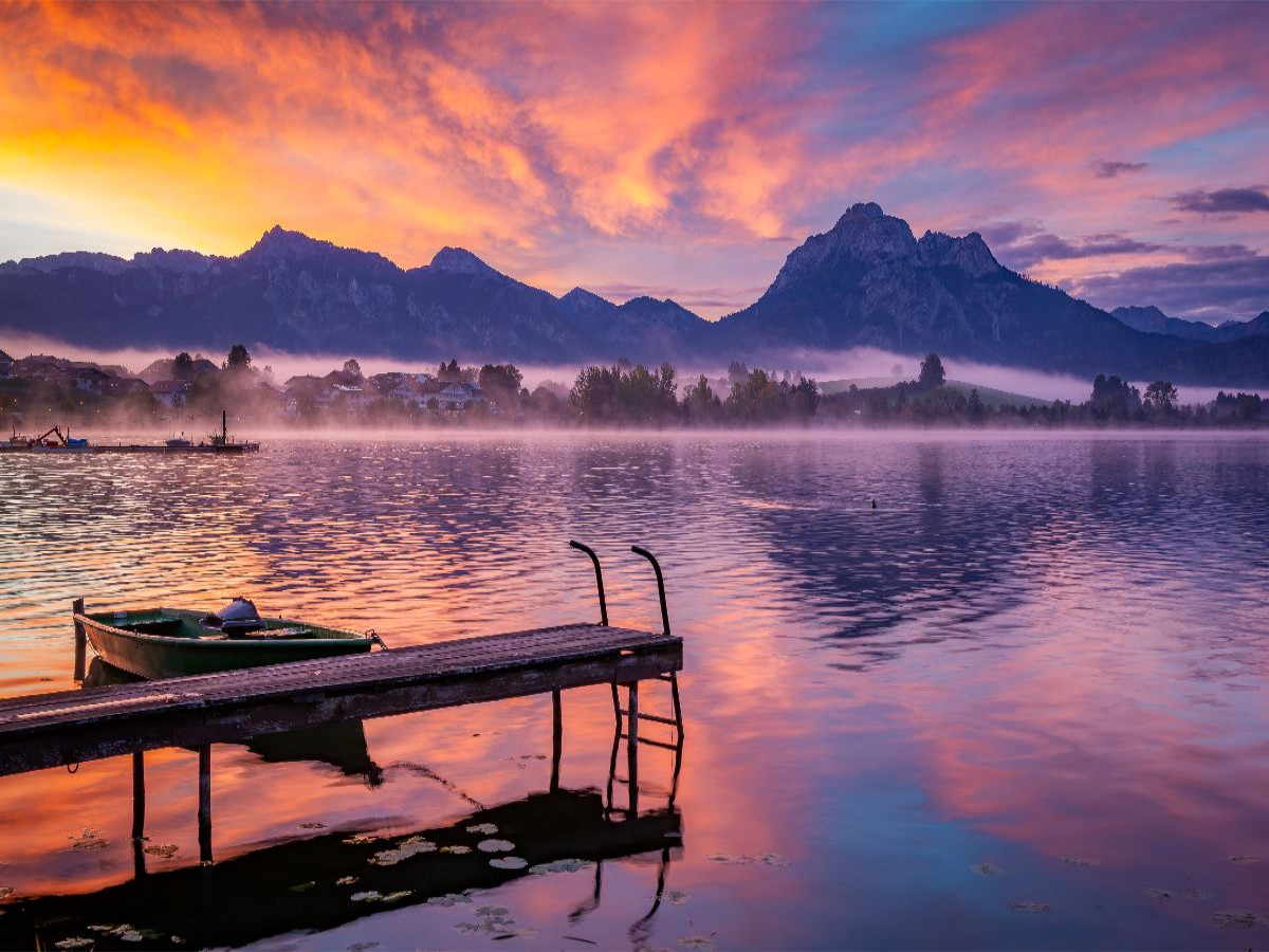 Sonnenaufgang am Hopfensee