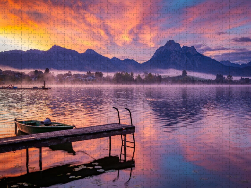 Sonnenaufgang am Hopfensee