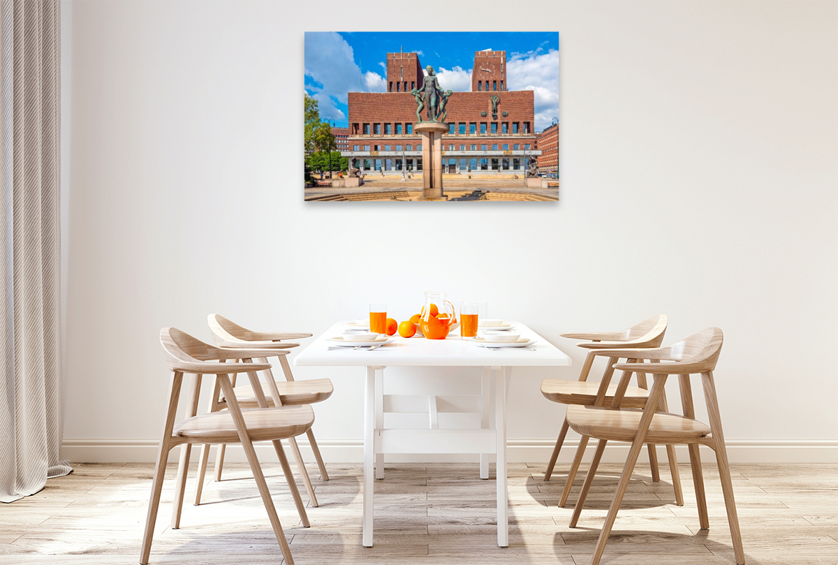 Das monumentale Rathaus von Oslo