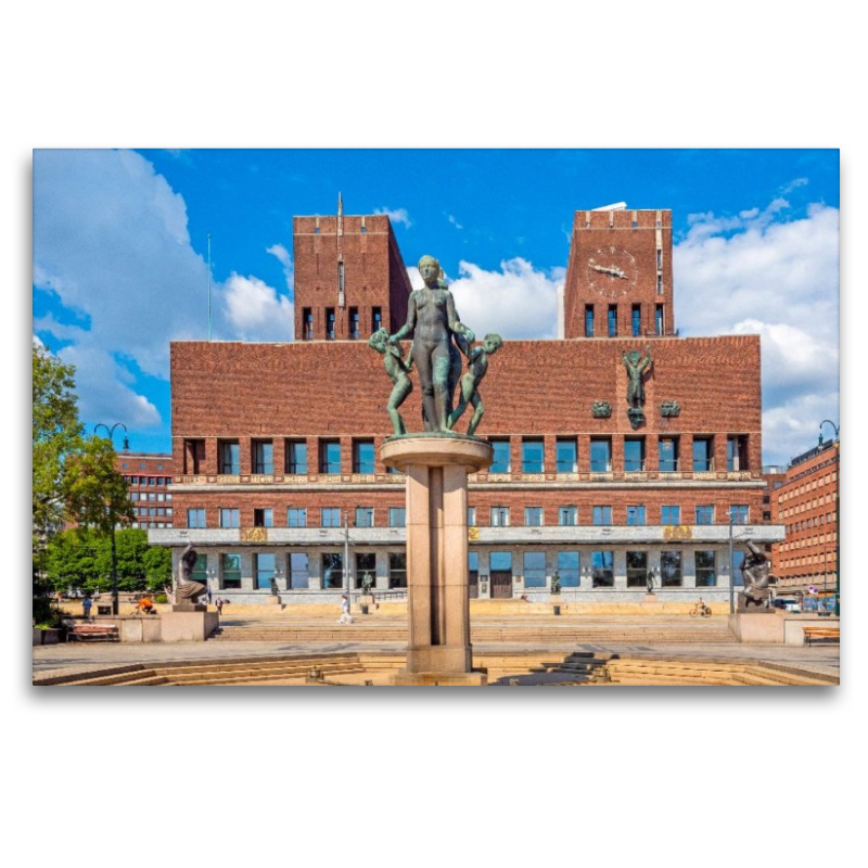 Das monumentale Rathaus von Oslo