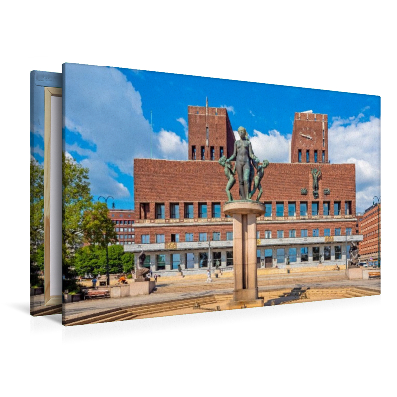 Das monumentale Rathaus von Oslo