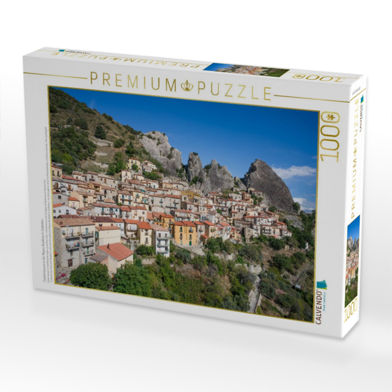 Castelmezzano in der Region Basilikata in Süditalien