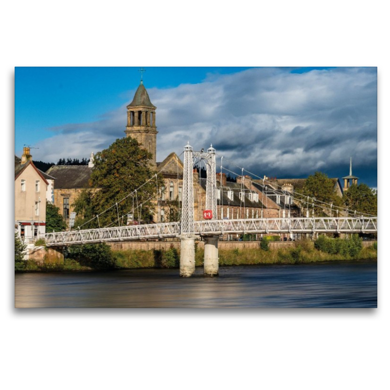 Blick auf Greig Street Bridge Inverness