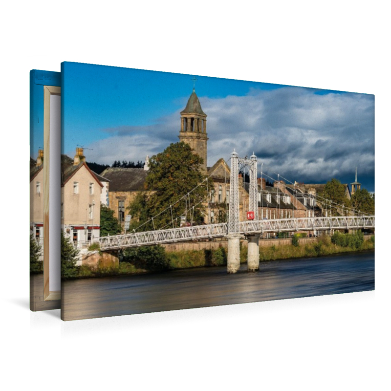 Blick auf Greig Street Bridge Inverness