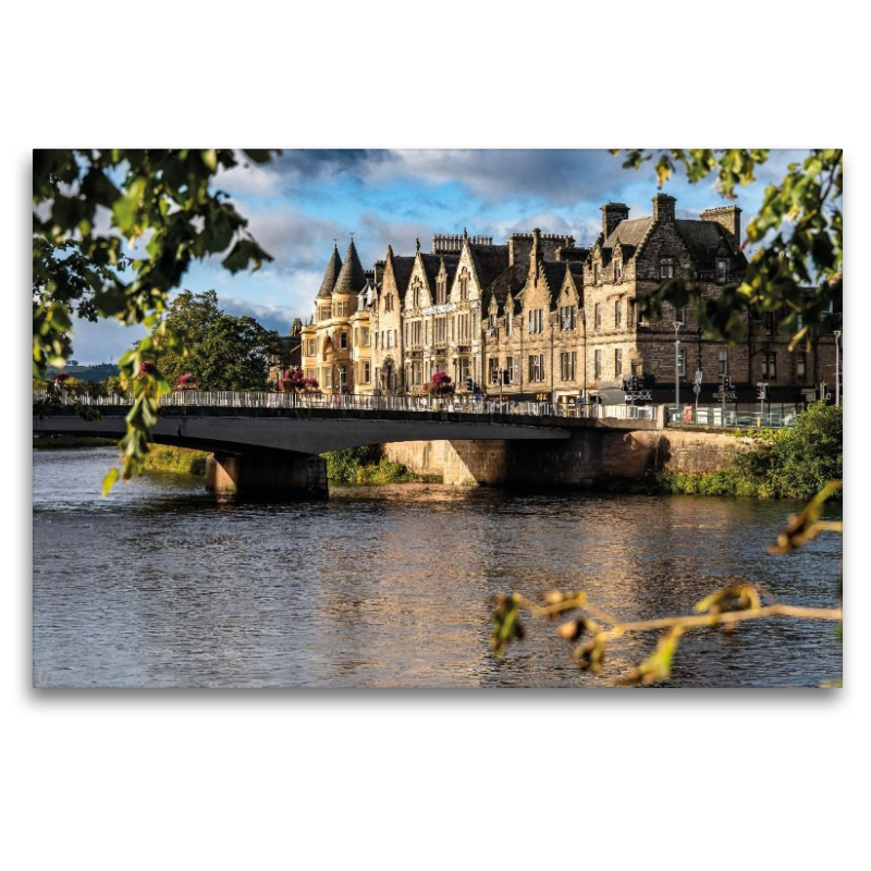 Blick auf Ness Bridge in Inverness