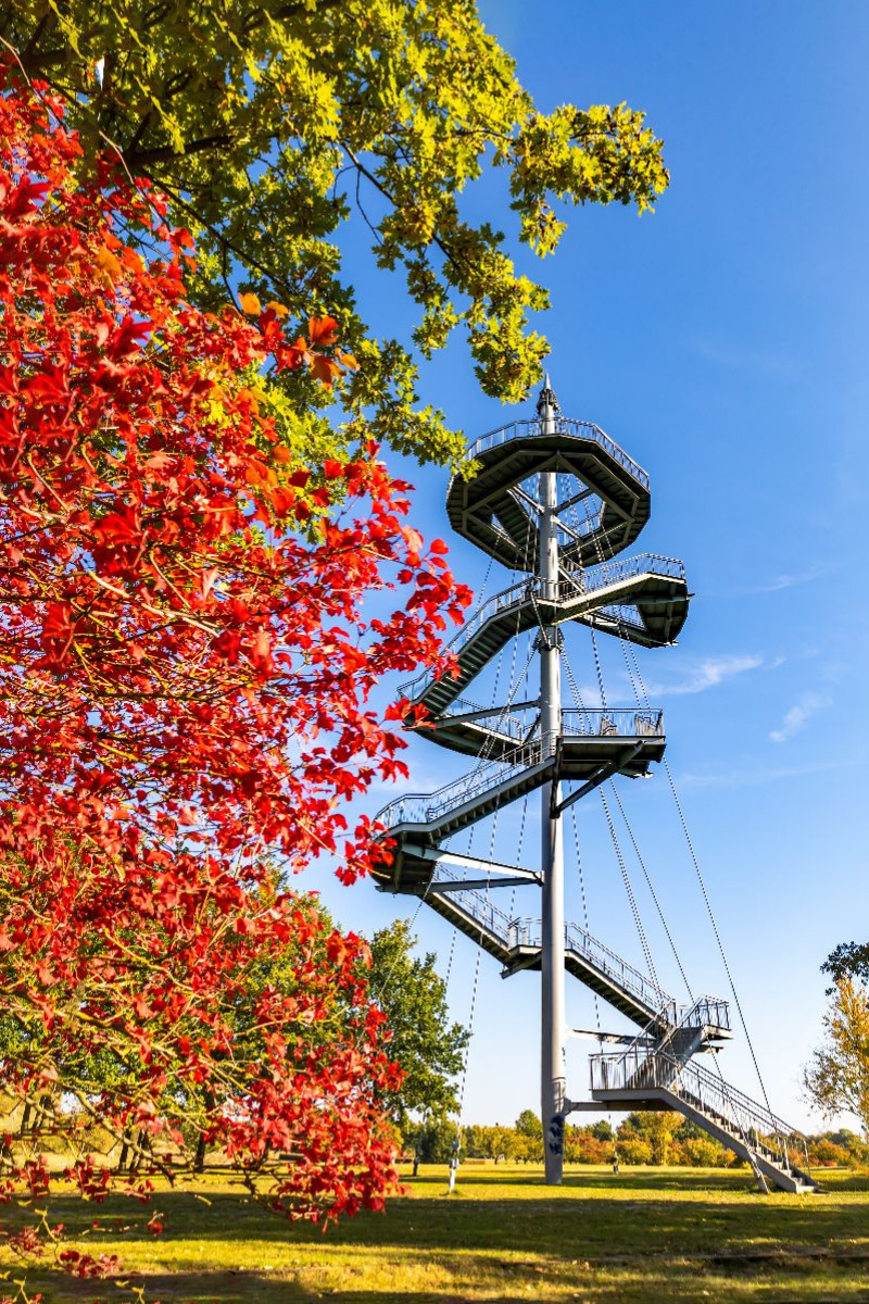 Herbstliche Oktoberstimmung in Wismars Bürgerpark