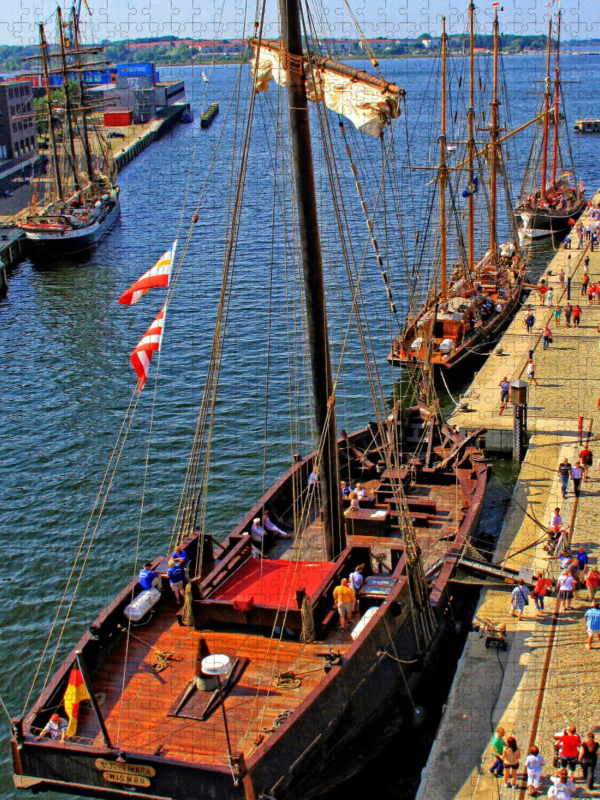 Die Poeler Kogge Wissemara in Wismar