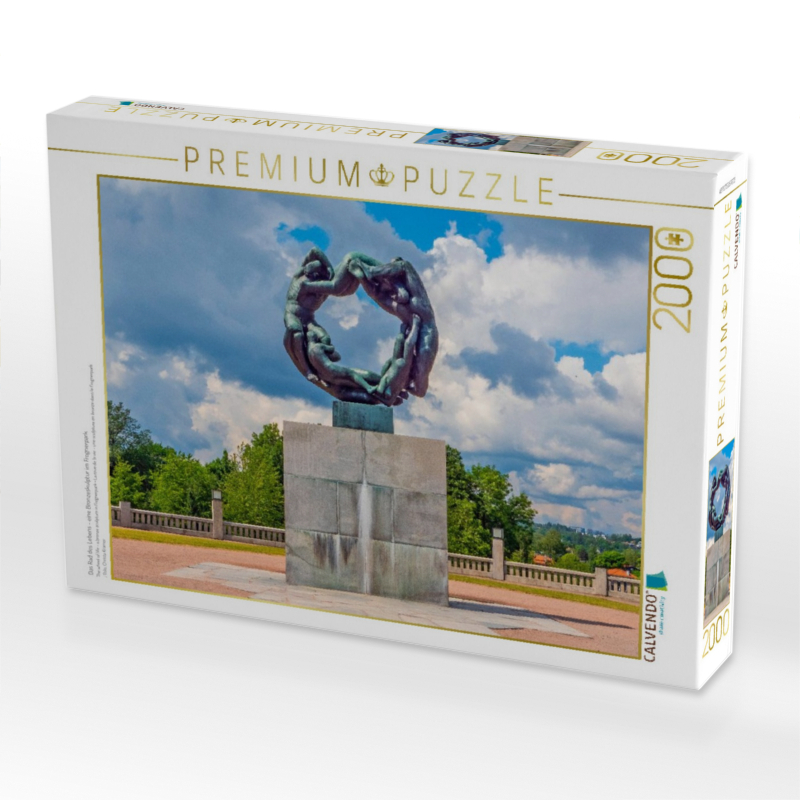 Das Rad des Lebens - eine Bronzeskulptur im Frognerpark