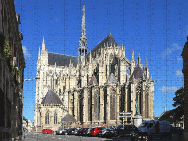 Amiens, die Kathedrale Notre-Dame von Osten