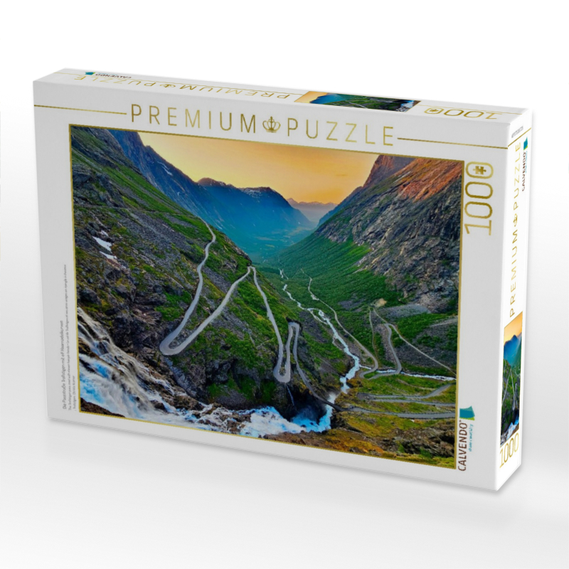 Die Passstraße Trollstigen mit elf Haarnadelkurven