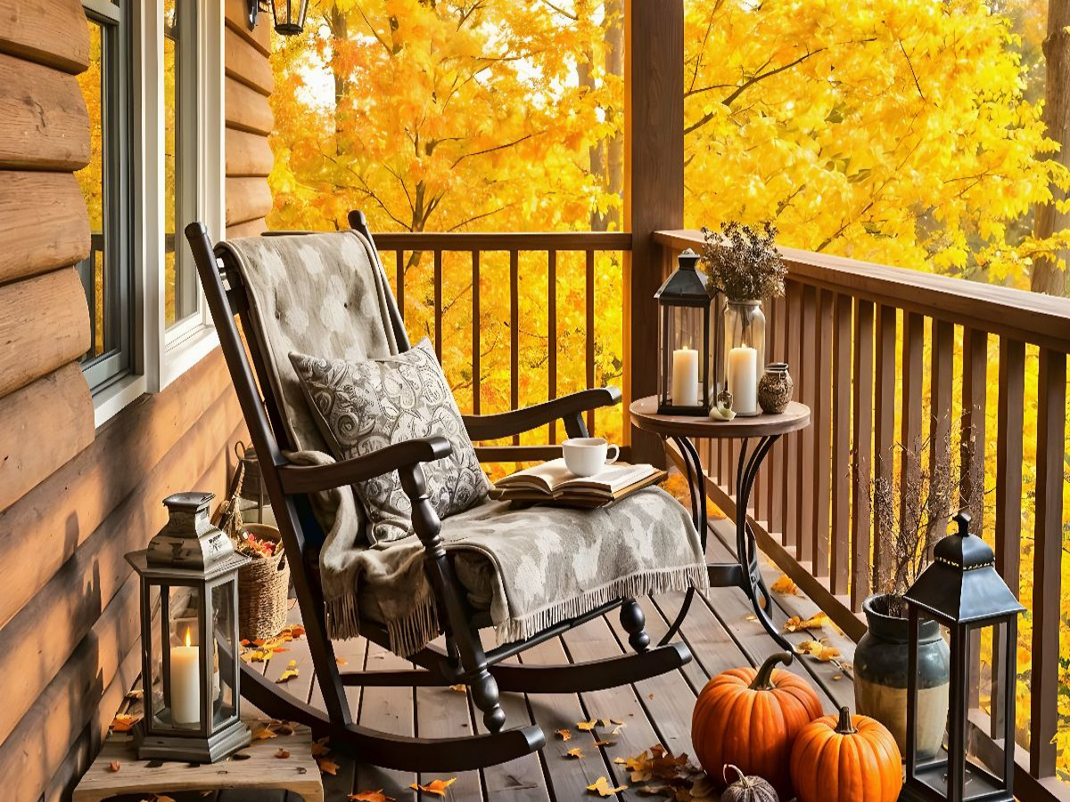 Der Schaukelstuhl weiß vom Loslassen.