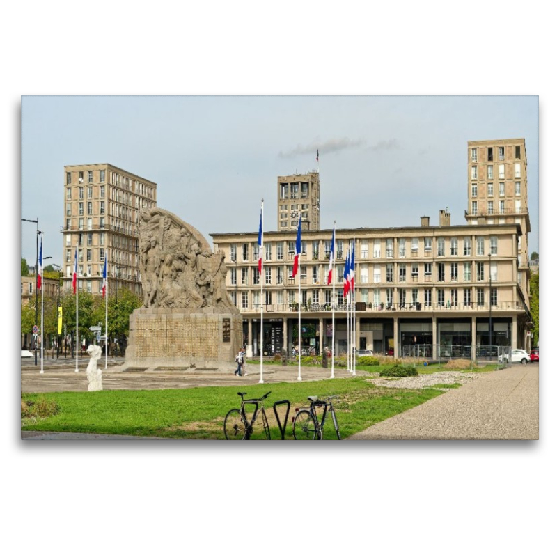 Opfer des Krieges - Monument am Place General de Gaulle in Le Havre, Normandie