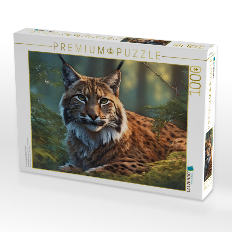 Luchs beobachtet sein Revier