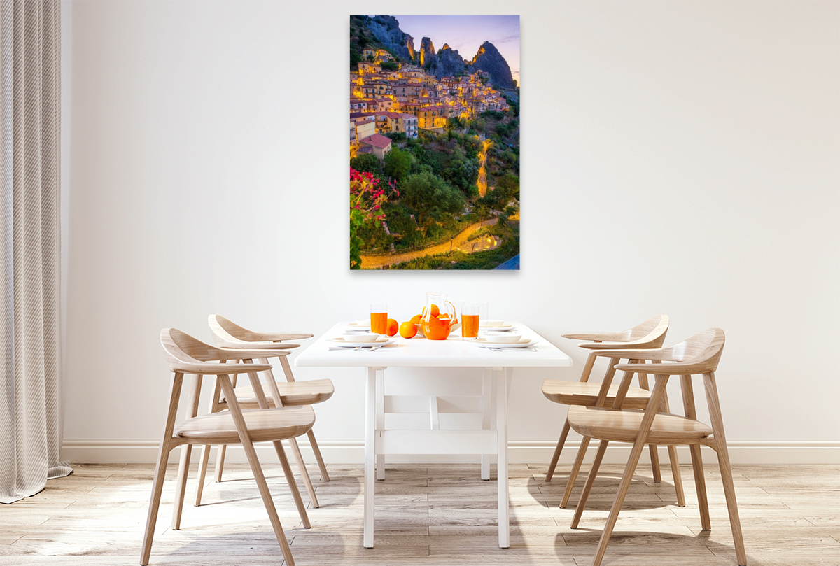 Castelmezzano bei Sonnenaufgang