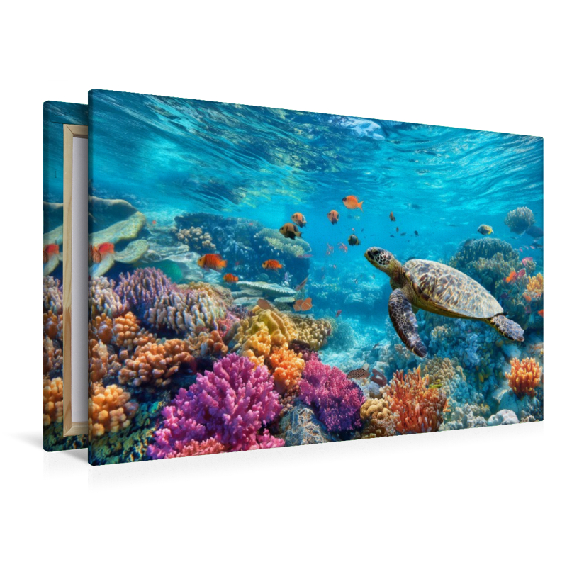 Korallenriff, ein Tanz aus Licht und Leben