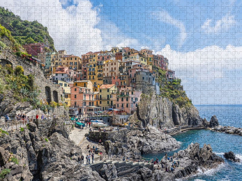 Le Cinque Terre, Riomaggiore, Italien