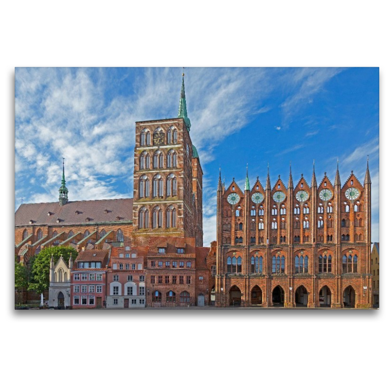 Nikolaikirche, Rathaus, Alter Markt, Stralsund