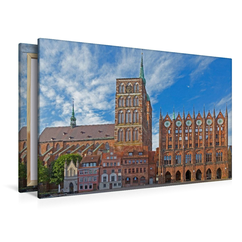 Nikolaikirche, Rathaus, Alter Markt, Stralsund