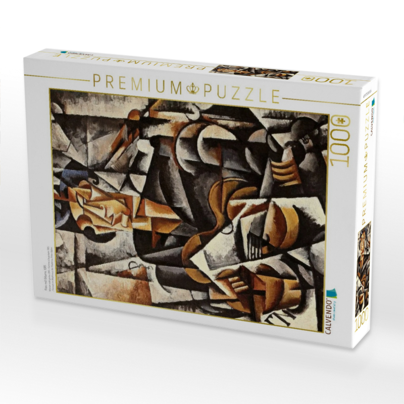 Frau mit Gitarre, 1915