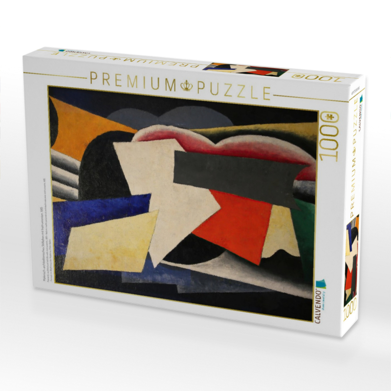 Malerisch-architektonisches Stillleben mit Instrumenten, 1915