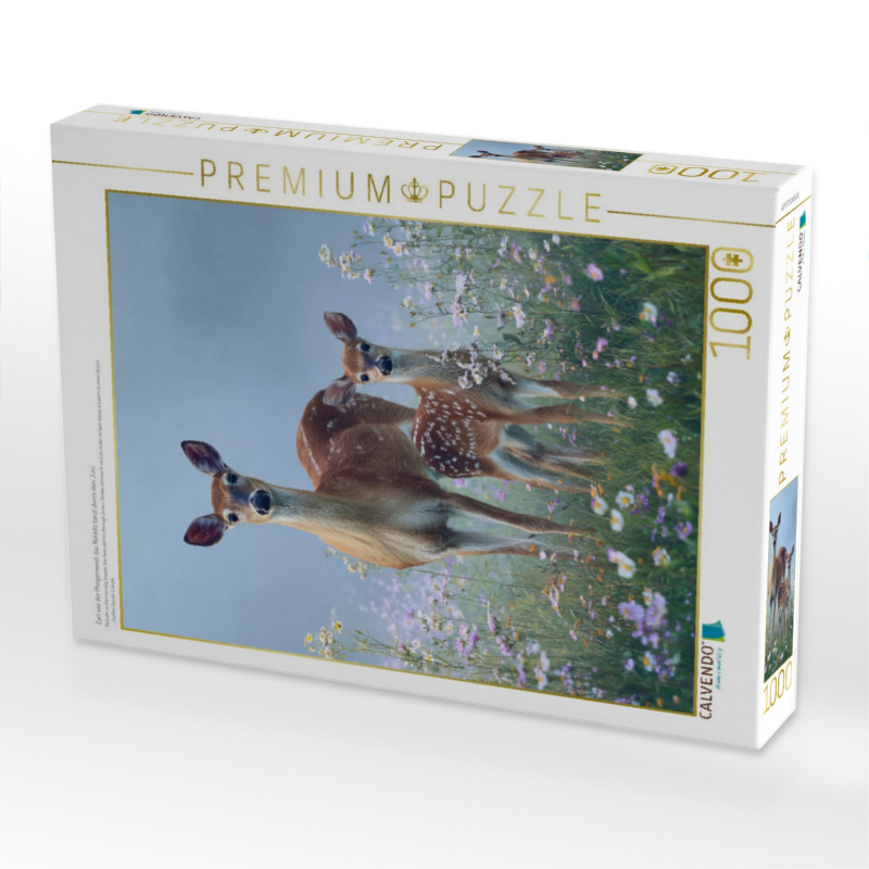 Zart wie der Morgenwind, das Rehkitz tanzt durch den Juni